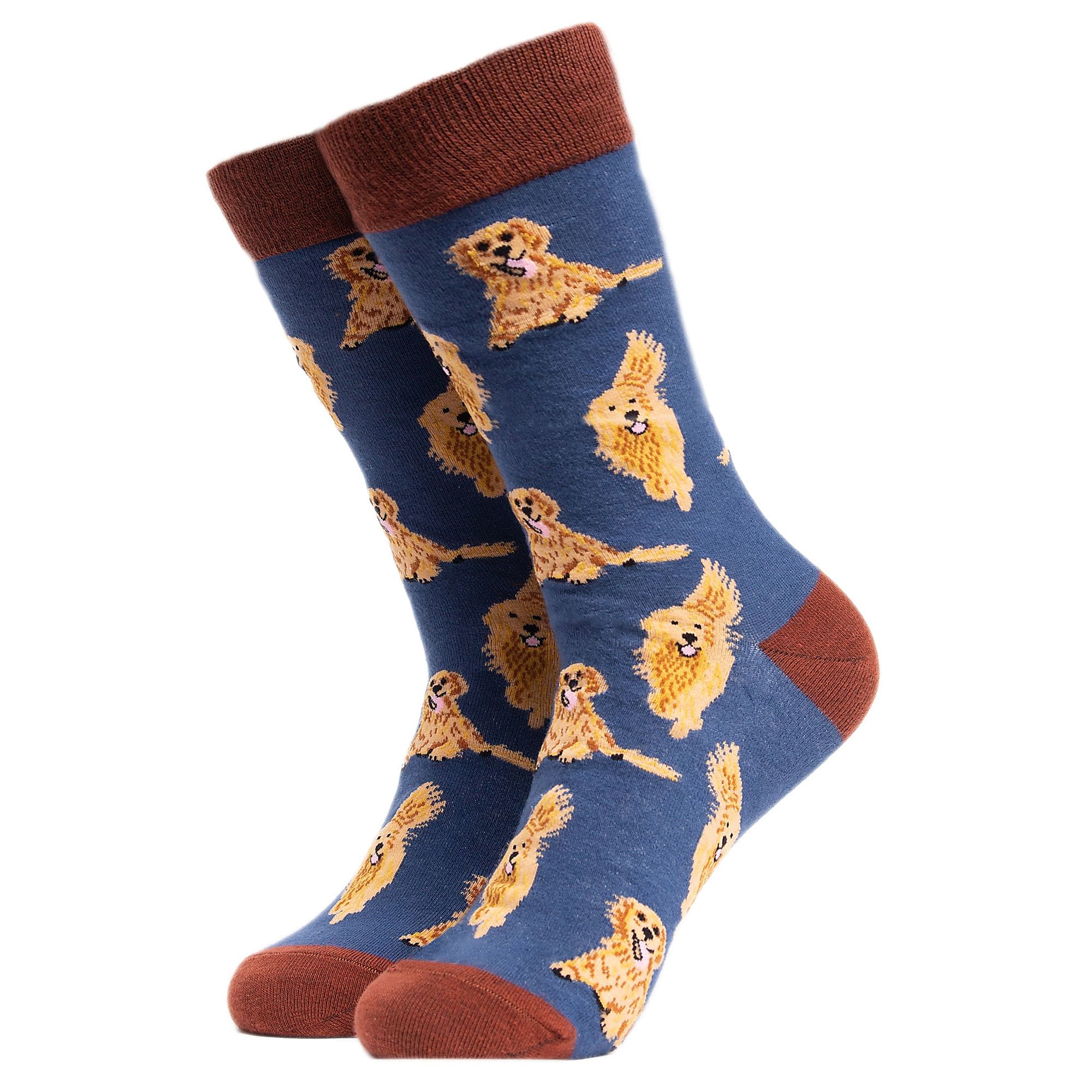 1 Pack Mens & Ladies Novelty Dog Crew Cotton Socks