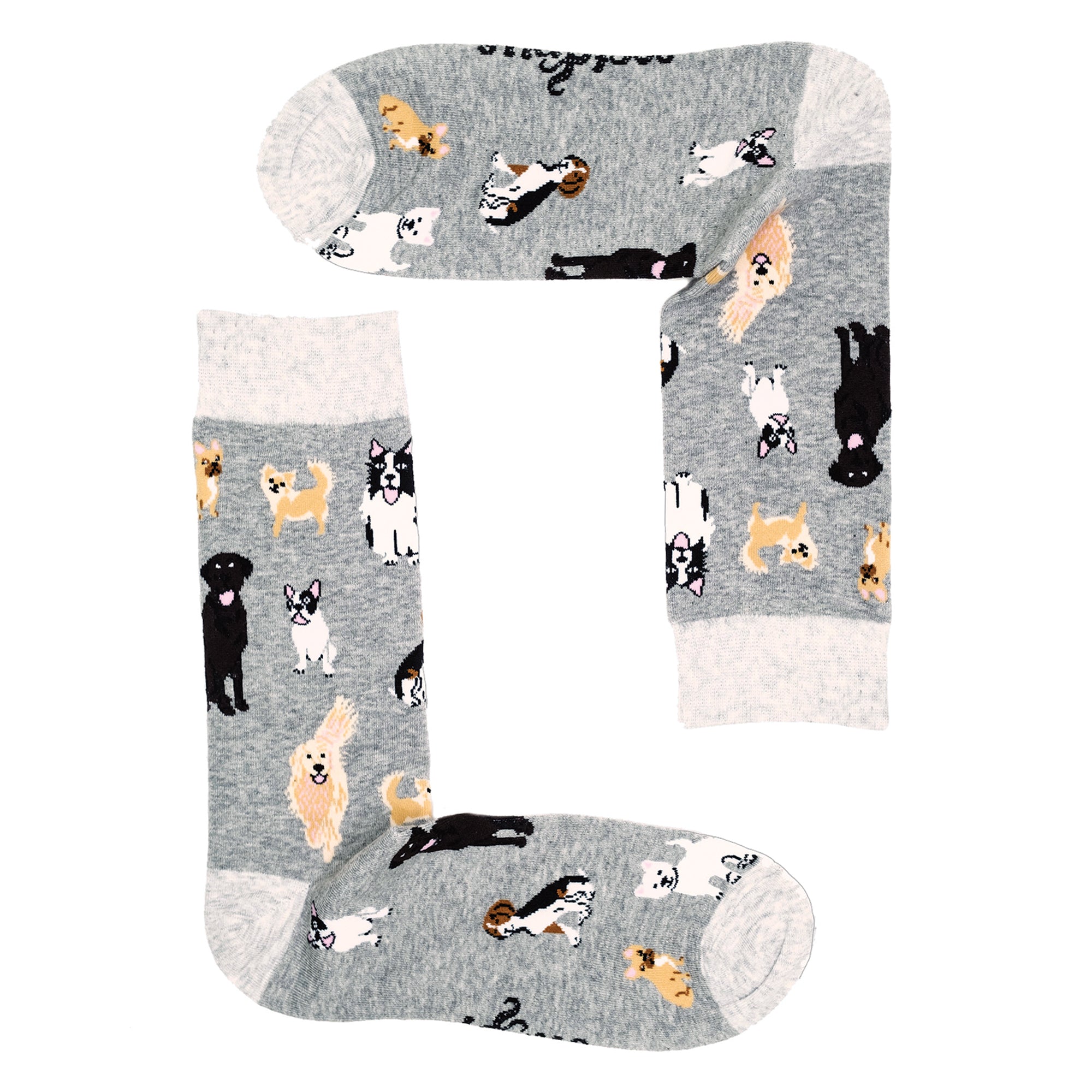 1 Pack Mens & Ladies Novelty Dog Crew Cotton Socks