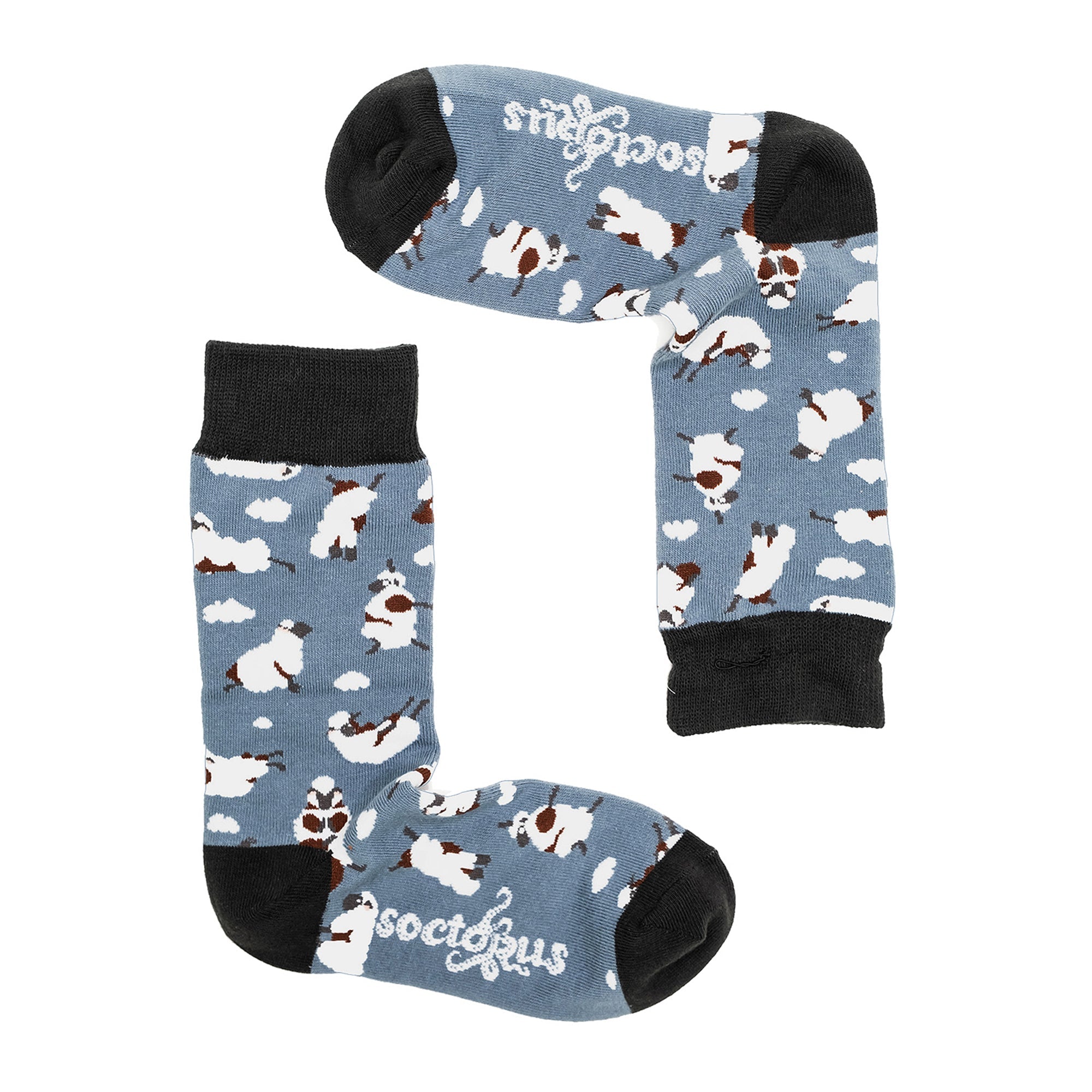 1 Pack Mens & Ladies Animal Design Crew Cotton Socks