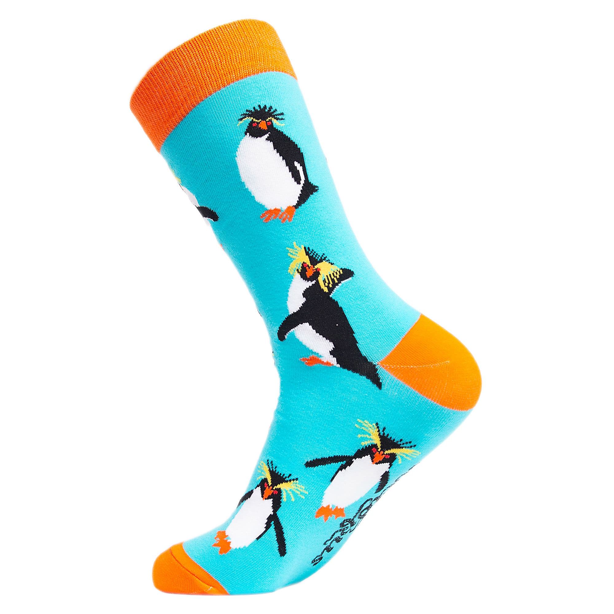 1 Pack Mens & Ladies Bird Pattern Crew Cotton Socks