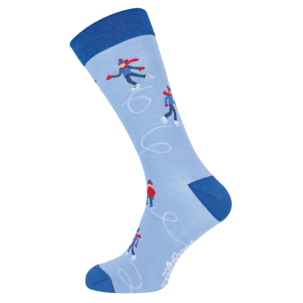 1 Pack Mens & Ladies Sports Themed Crew Cotton Socks