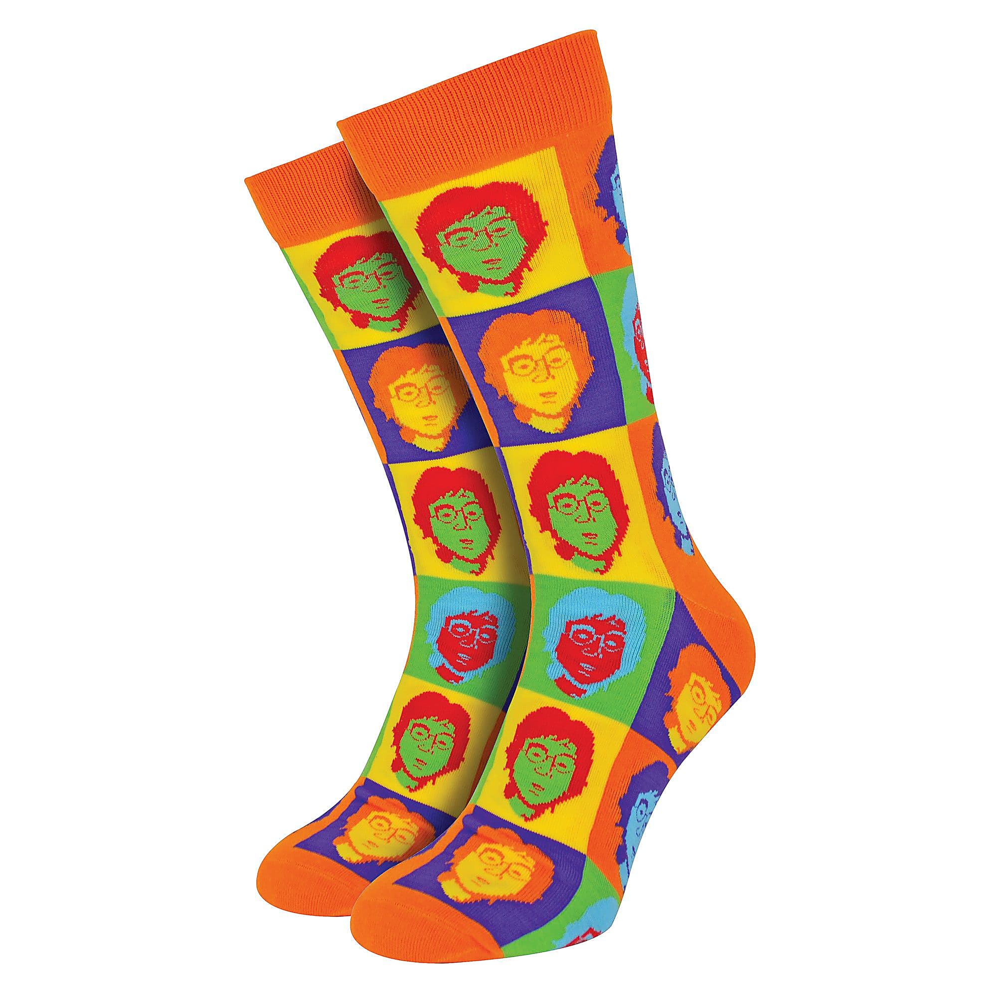 1 Pack Mens & Ladies John Lennon Crew Cotton Socks