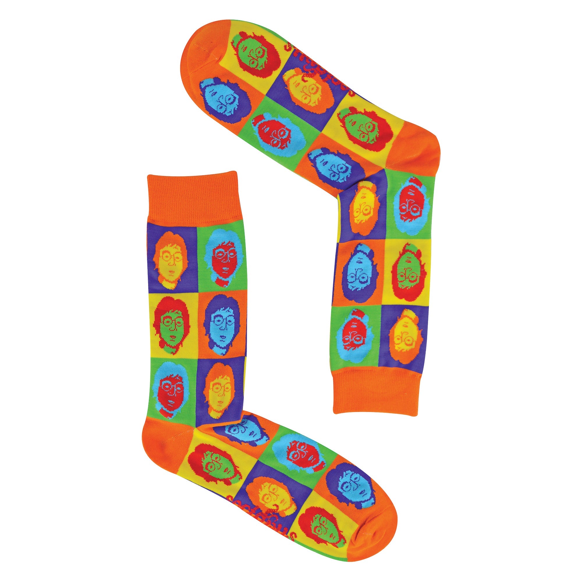 1 Pack Mens & Ladies John Lennon Crew Cotton Socks