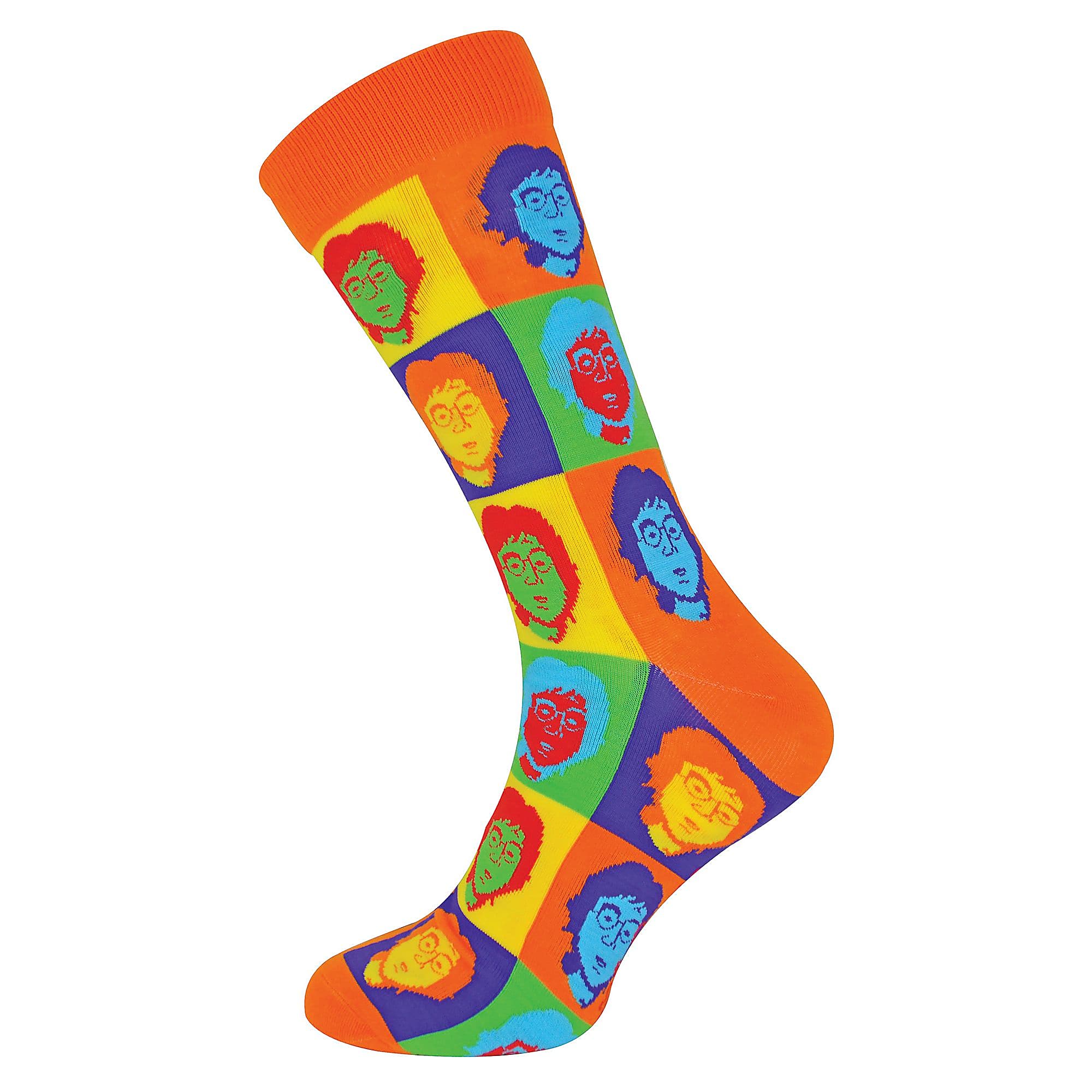 1 Pack Mens & Ladies John Lennon Crew Cotton Socks