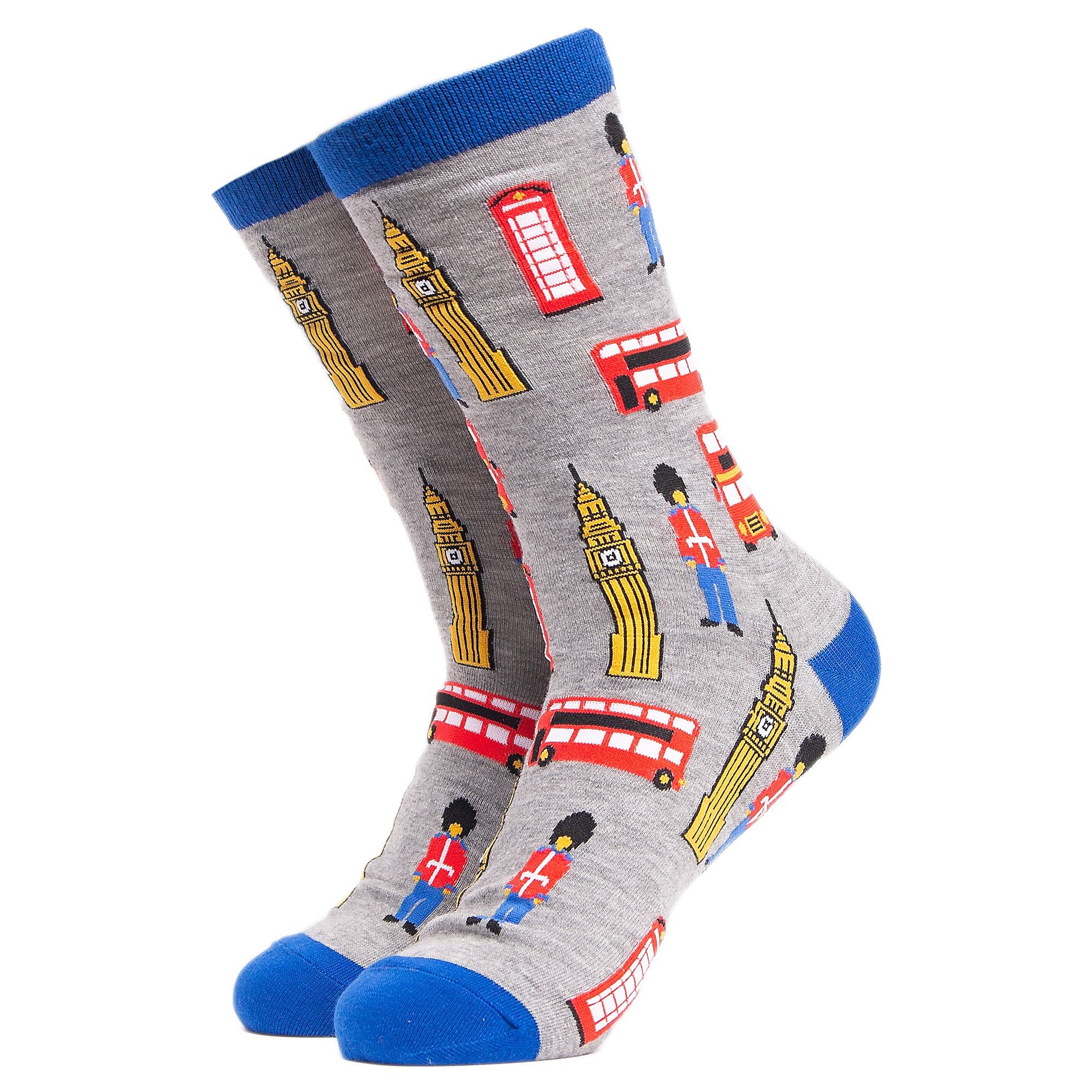 1 Pack Mens & Ladies Novelty Places Crew Cotton Socks