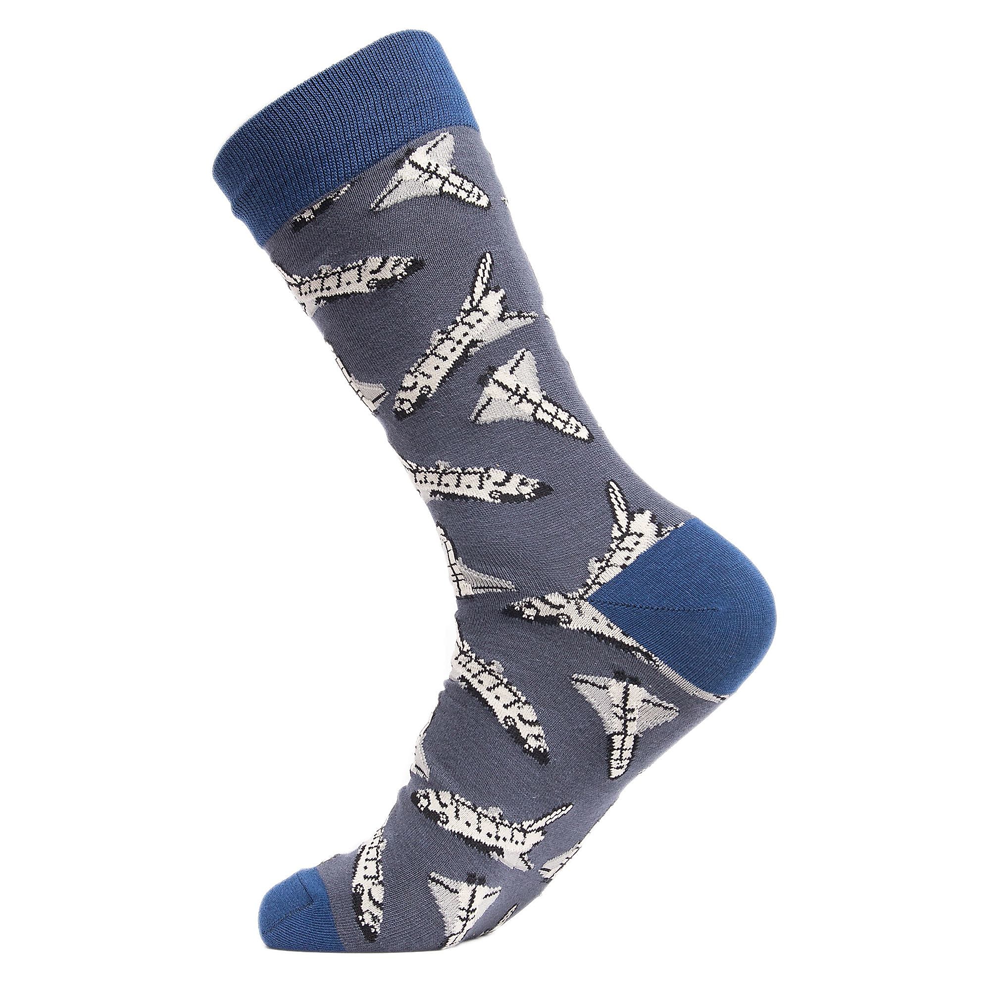 1 Pack Mens & Ladies Space Themed Crew Cotton Socks