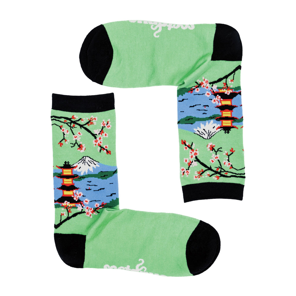 1 Pack Mens & Ladies Novelty Places Crew Cotton Socks