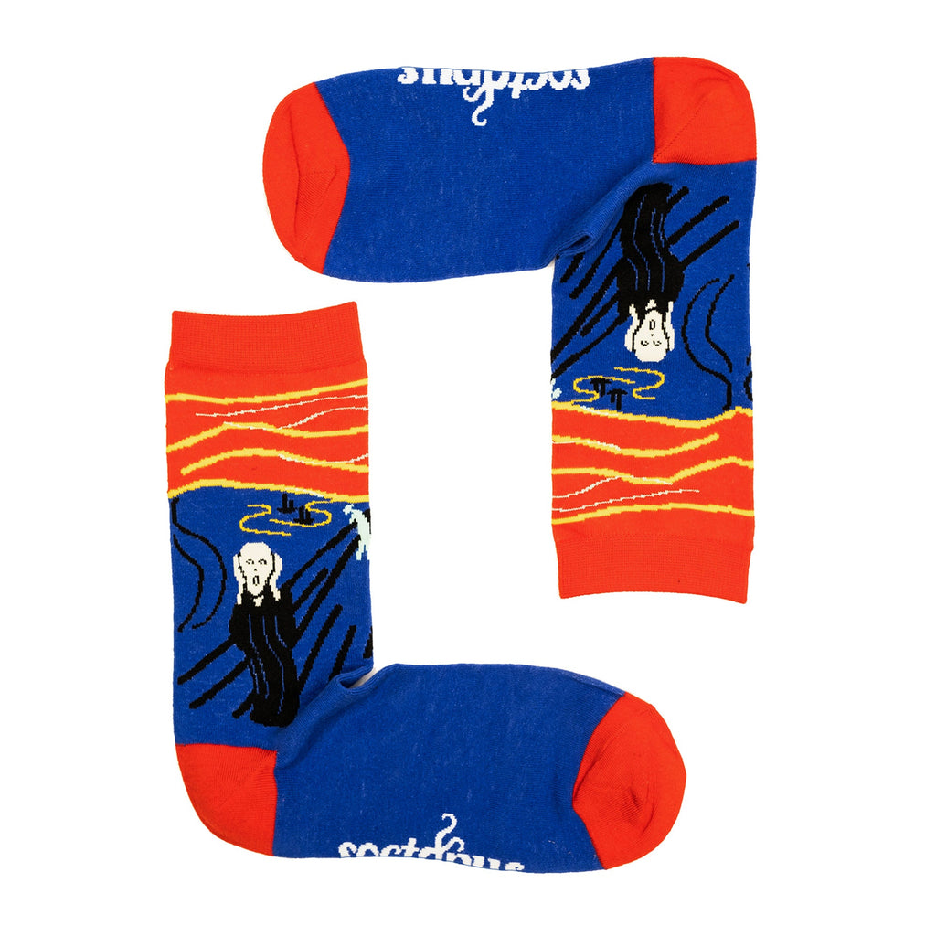 1 Pack Mens & Ladies Novelty Art Crew Cotton Socks