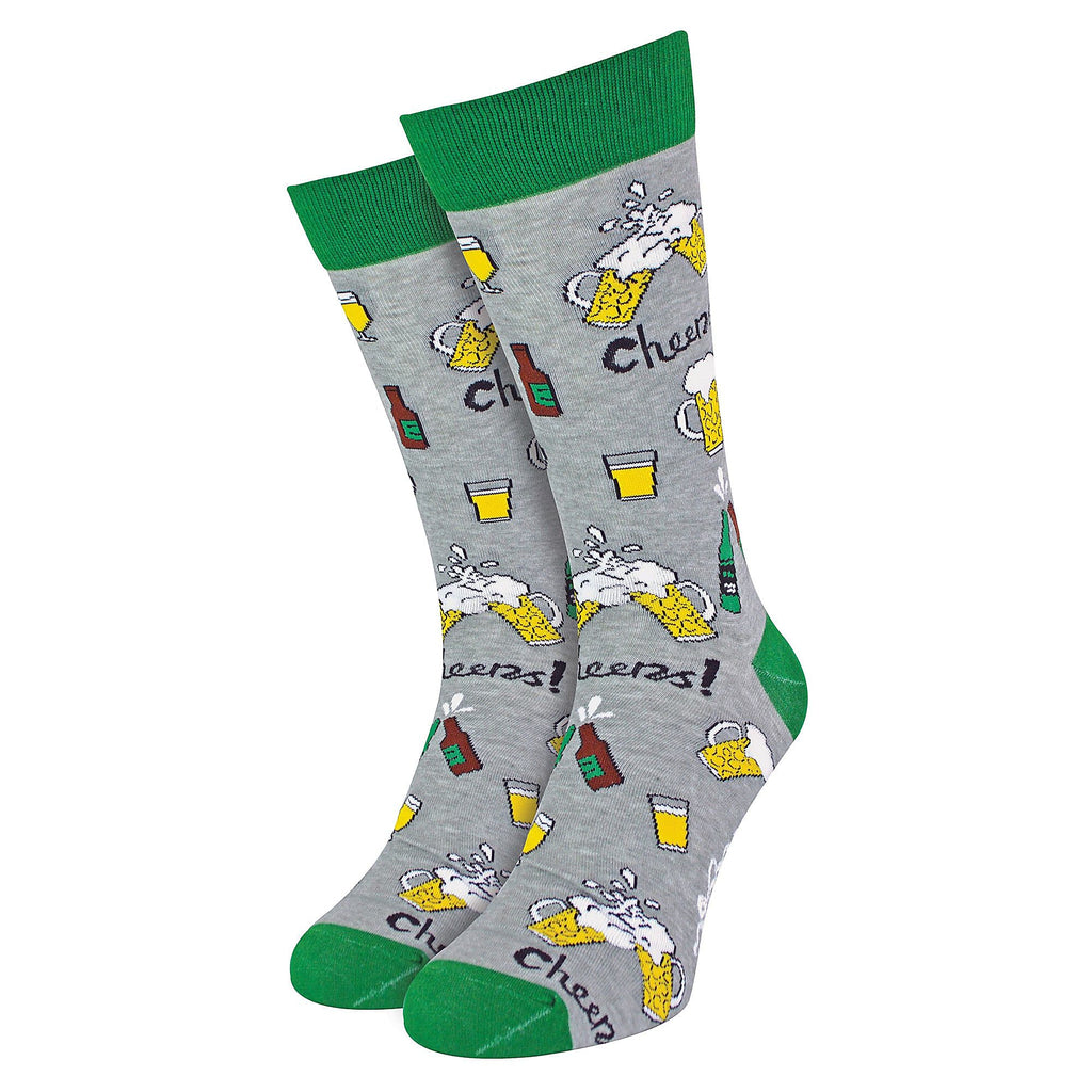 1 Pack Mens & Ladies Alcohol Crew Cotton Socks