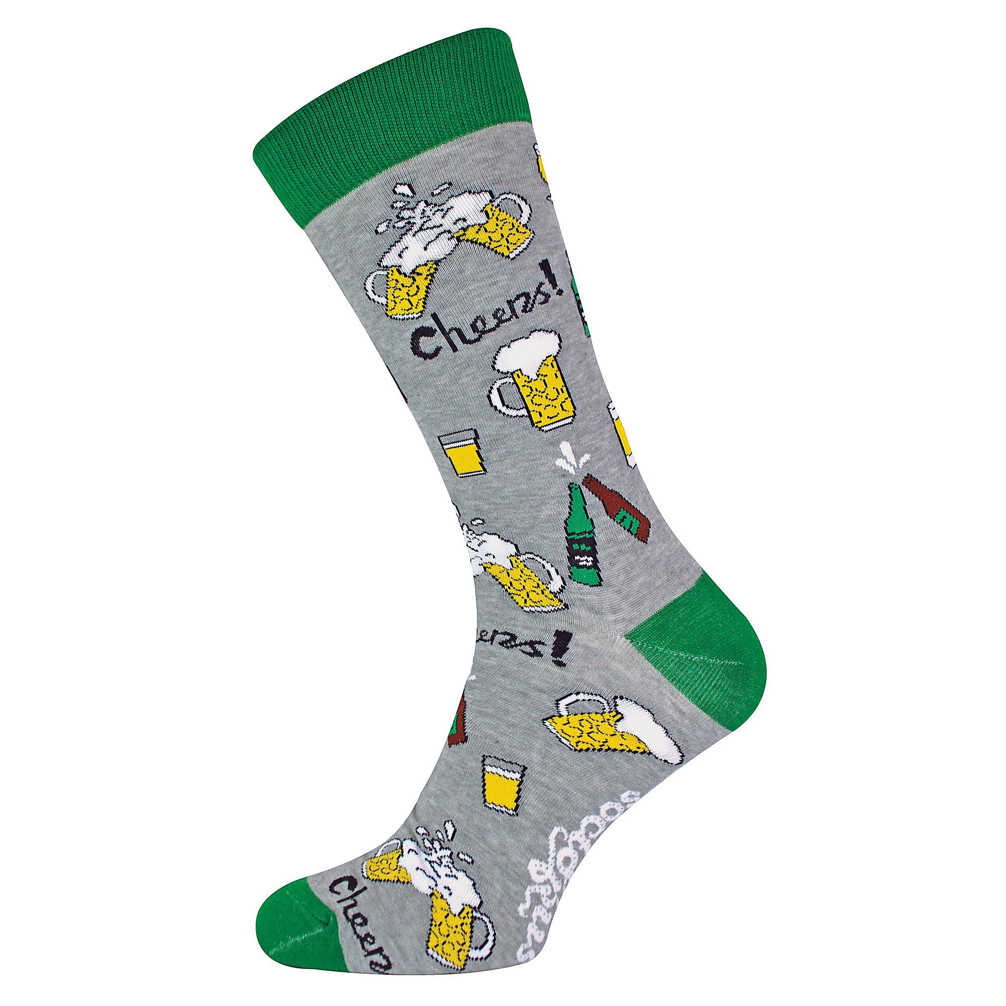 1 Pack Mens & Ladies Alcohol Crew Cotton Socks
