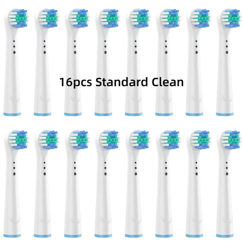 16/20PCS Brush Head nozzles for Oral B Electric Toothbrush Replacement Head Refill Sensitive Floss Cross Action for Oralb