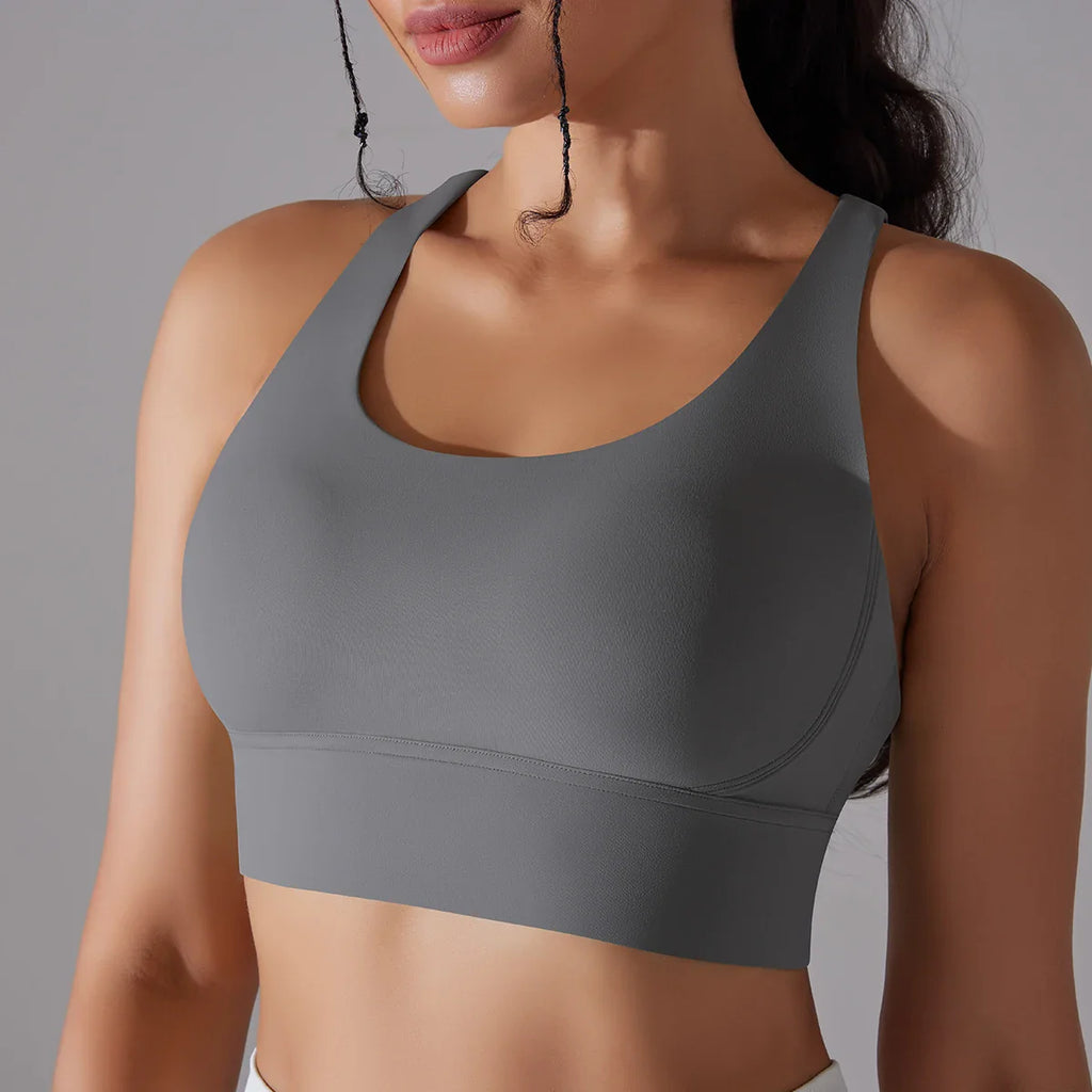 Women Yoga BraTank Tops for Fitness Naked Feel Sport Bra Gym Vest Women Camisole Workout Underwear Sportswear Outfit