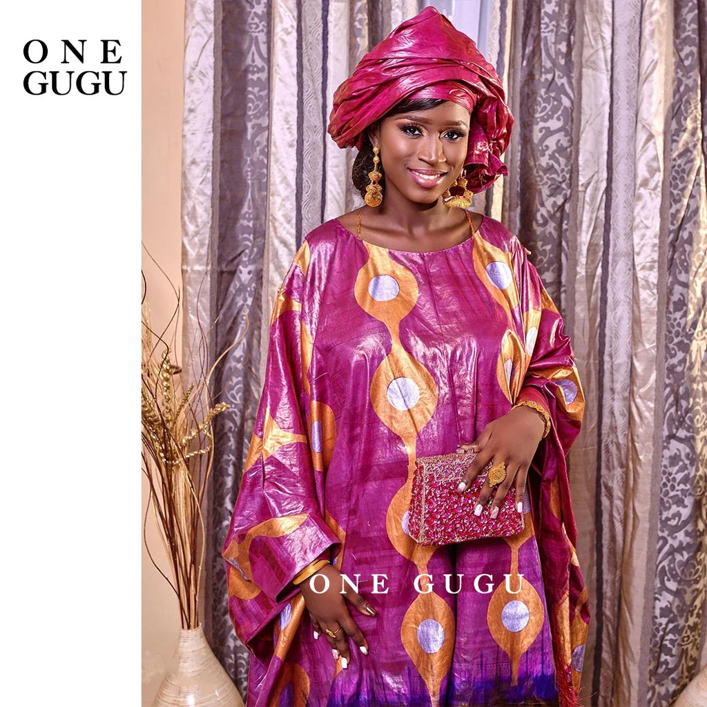 Perfumed First Quality African Dashiki Basin Dress Unique Cuff Design Nigerian Print Bazin RicheWedding Party Boubou Robe
