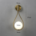 Modern Glass Ball Wall Light – Nordic Water-Drop Sconce
