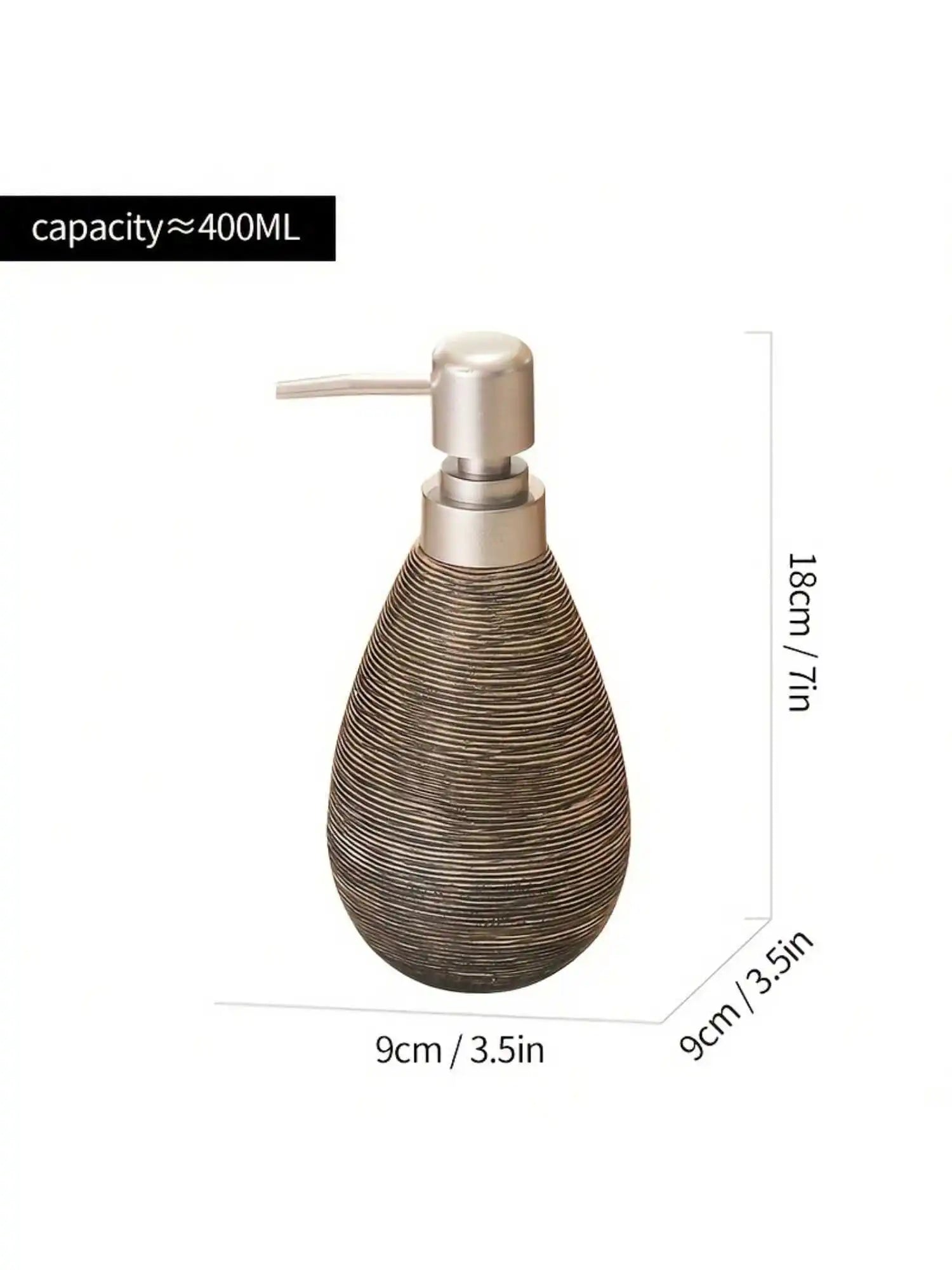 Creative Retro Style Ceramic Push-Type Soap Dispenser With Pump,  Hand Soap Bottle, Suitable For Bathrooms Kitchens And Toilets