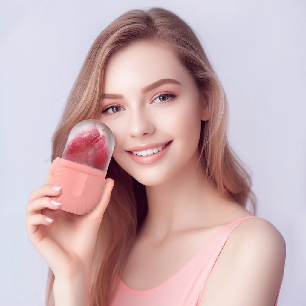 Ice Facial Roller Skin Care Beauty Lifting Contouring Tools Ice Cube Tray Ball Face Massager Skin Care Tool Multifunctional mold