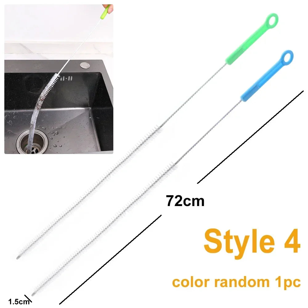 Flexible Long Pipeline Cleaning Brush Multipurpose Washing Machine Dryer Lint Remover Kitchen Sewer Dust Cleaner Brushes Tools