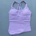 Solid Color gym bike Yoga Set short Legging +cross sport bra Tracksuit  Athletic Women Gym Suit Comprehensive Training Jogging