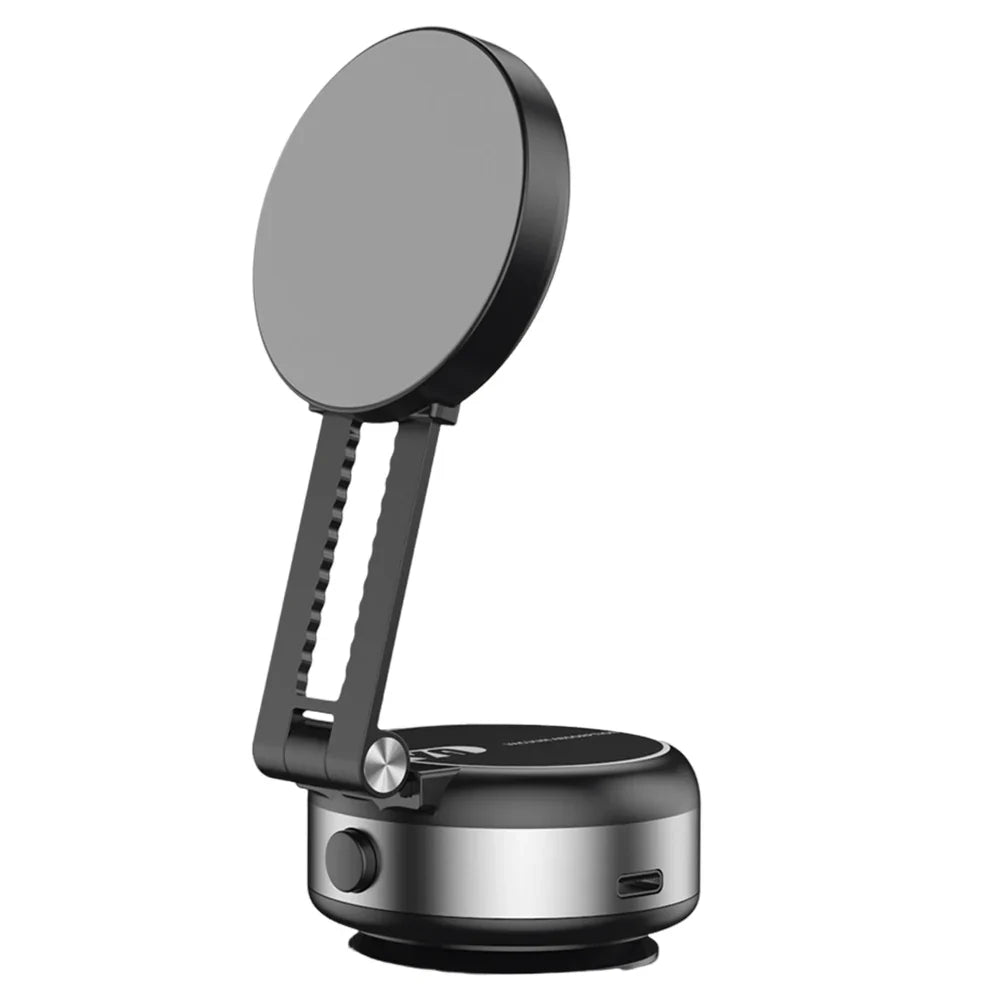 Magnetic Suction Cup Phone Mount for iPhone 16 15 14 Pro Max 360° Adjustable Vacuum Phone Holder for Car/Mirror/Smooth Surface