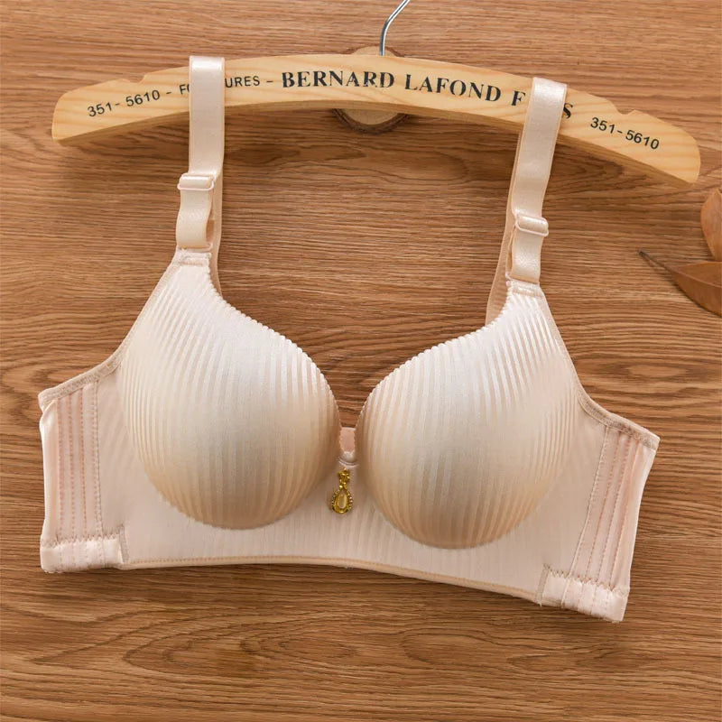 2024 New Girl's 8cm thickened Bra Steamed Bread Cup  Adjustable Underwear  No Mark  No Steel Ring  Breast Lingerie push up Bras