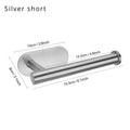 Adhesive Toilet Roll Paper Holder Organizer Wall Mount Storage Stand Kitchen Bathroom No Drill Tissue Towel Dispenser Stainless