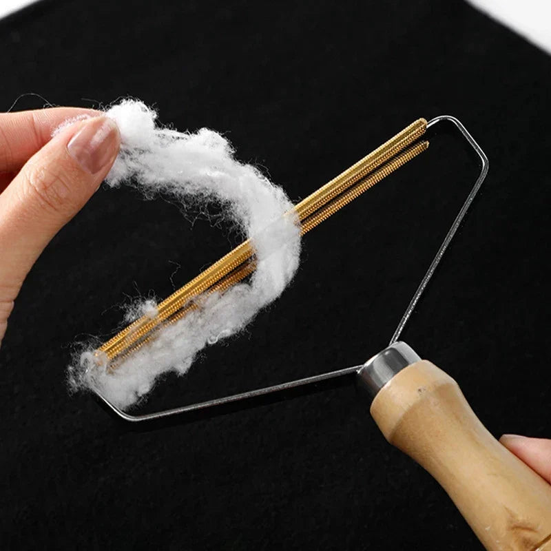 Portable Lint Remover Pet Hair Remover Brush Manual Lint Roller Sofa Clothes Cleaning Lint Brush Fuzz Fabric Shaver Brush Tool