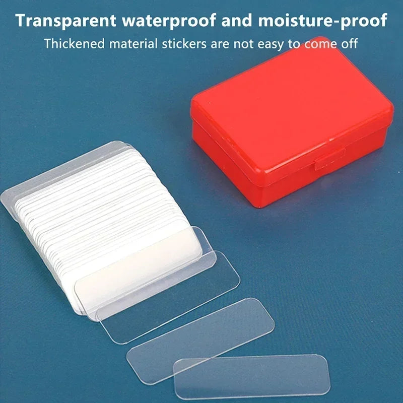 300Pcs Double Sided Adhesive Tape Nano Reusable Super Strong Transparent Wall Stickers WaterProof Widely Used Wall Mount Sticker