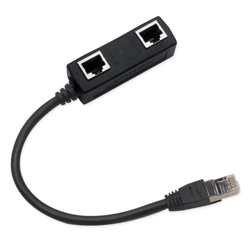 RJ45 Ethernet Cable Splitter Network Adapter,Ethernet Splitter 1 to 3 Cable Suitable Super LAN Ethernet Connector Adapter Cat 6