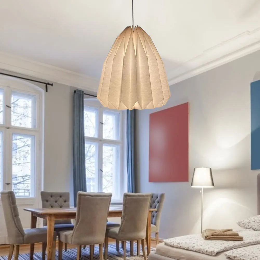 Origami Ceiling Lampshade Nordic Style Chandelier Lamp Shade Creative Decorative Light Cover Home Art Decoration