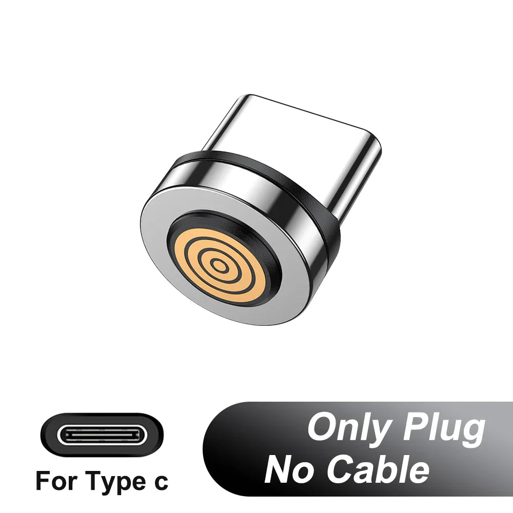 AUFU 5A Magnetic Type C Cable For Samsung S21 Huawei P30 Magnet Fast Charging Charger Wire for iPhone Xiaomi Micro USB Data Cord