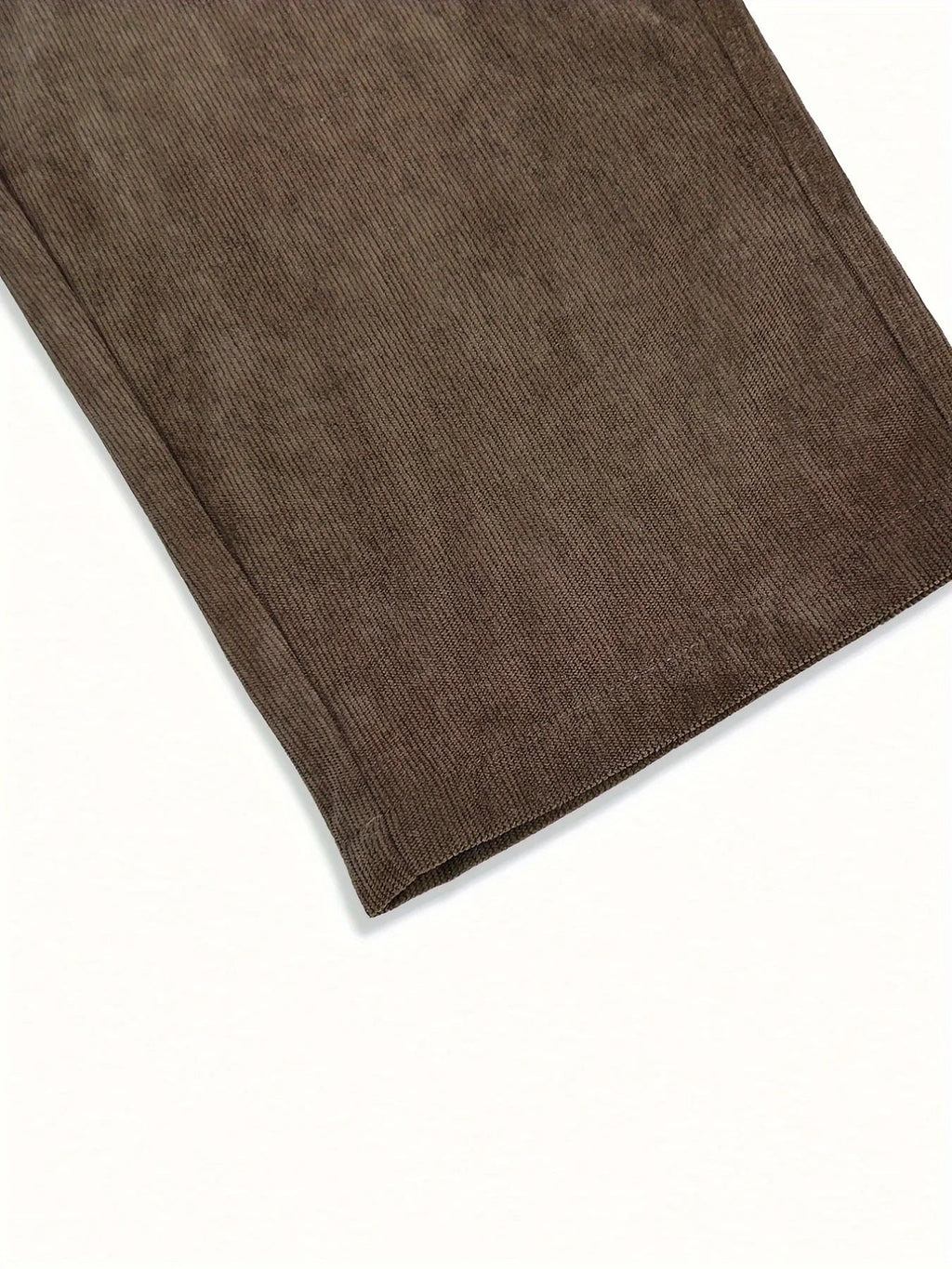 Men’s Corduroy Loose Fit Pants – Elastic Waist Drawstring Casual Trousers