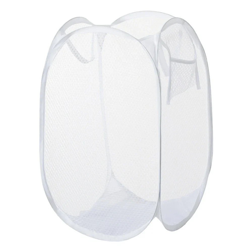 1/3Pcs Dirty Clothes Basket Skeleton Ventilated Foldable Easy Storage Portable Large Capacity Clothes Basket