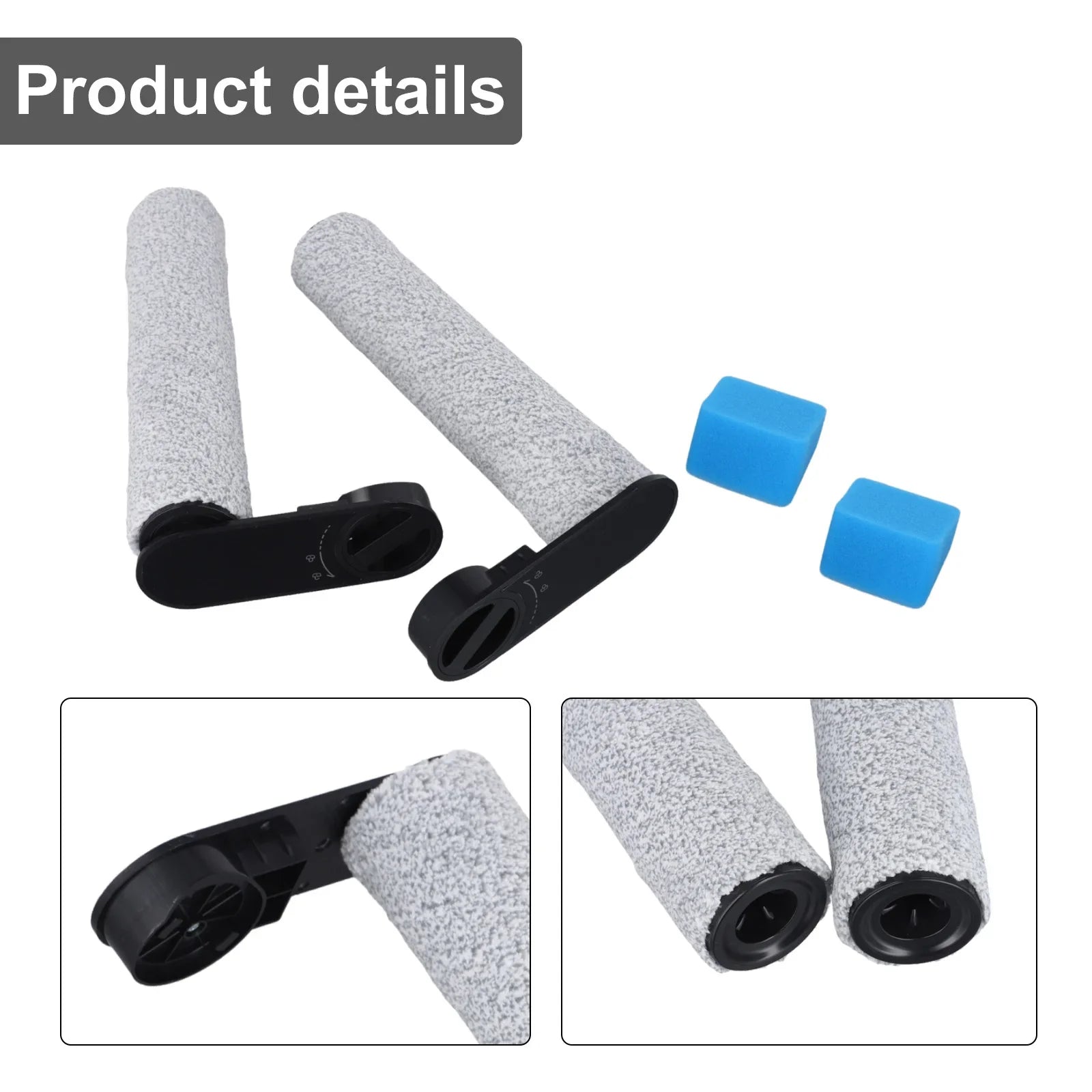 Sponge Brush Roller Kit For Eureka NEW430 For JONR ED12 Vacuum Cleaner  Protectsfor Floors Furniture Cleaning Tools Accessories
