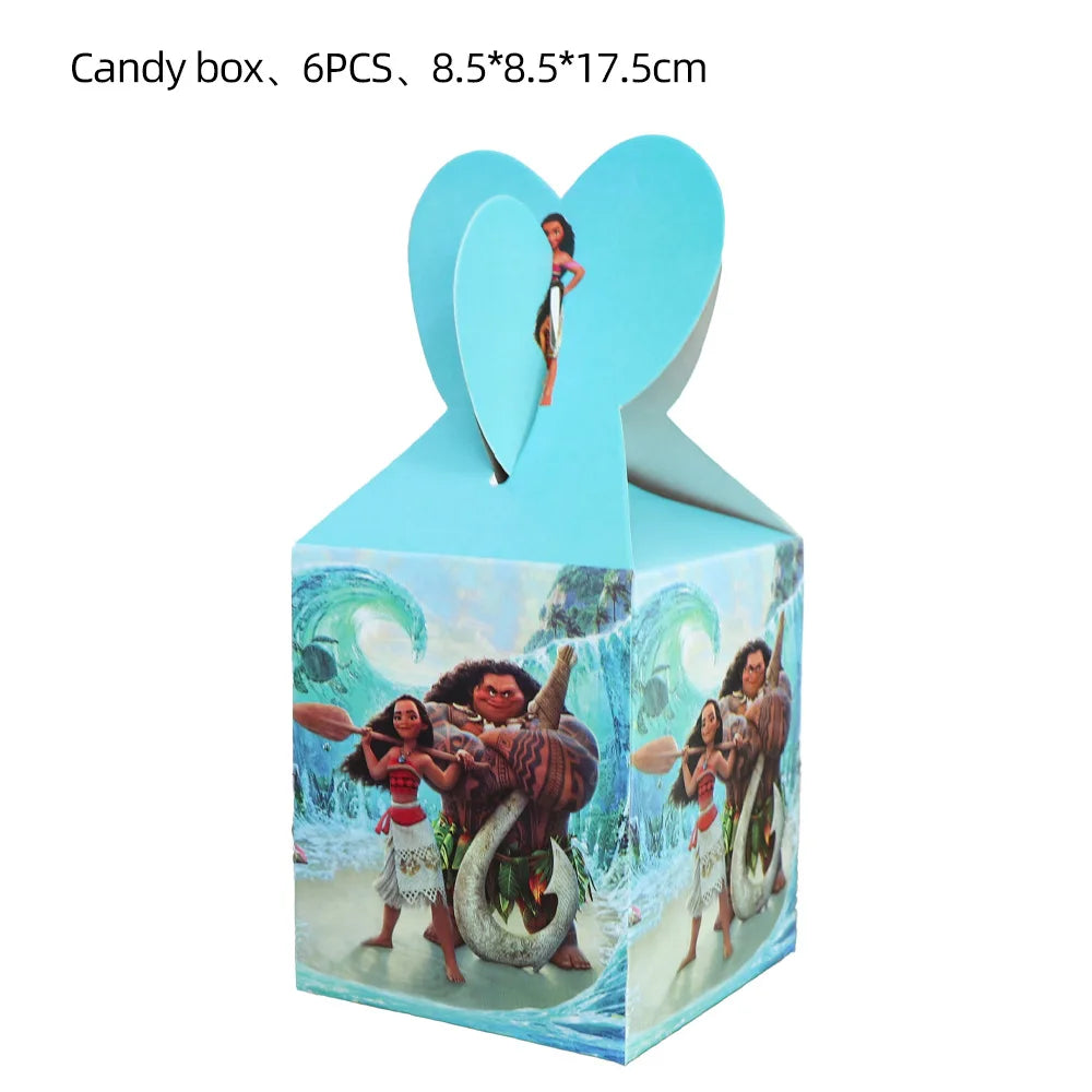 Disney Moana Birthday Decoration Tableware Cup Plate Backdrop Banner Kit Vaiana Moana Theme Happy Party Deco Balloons Supply Set