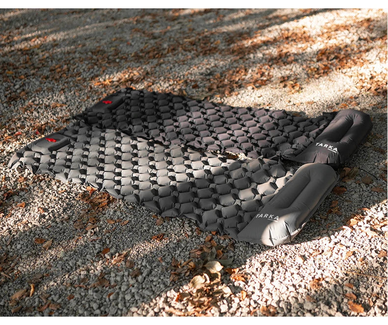 TARKA Inflatable Camping Mats Air Cushion With Pillow Outdoor Tourist Sleeping Pad Self-Inflating   Mattress For Hiking Climbing