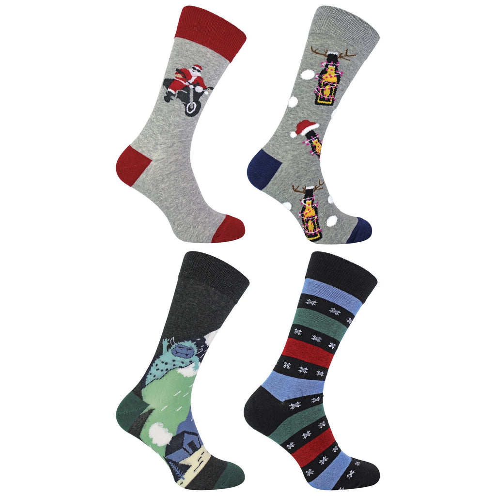 12 Days of Christmas Mens Advent Calendar Socks