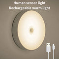 LED Smart Human Body Sensor Night Lights Emergency Automatic Lighting USB Charging Wireless Magentic Suction LED Cabinet Lights
