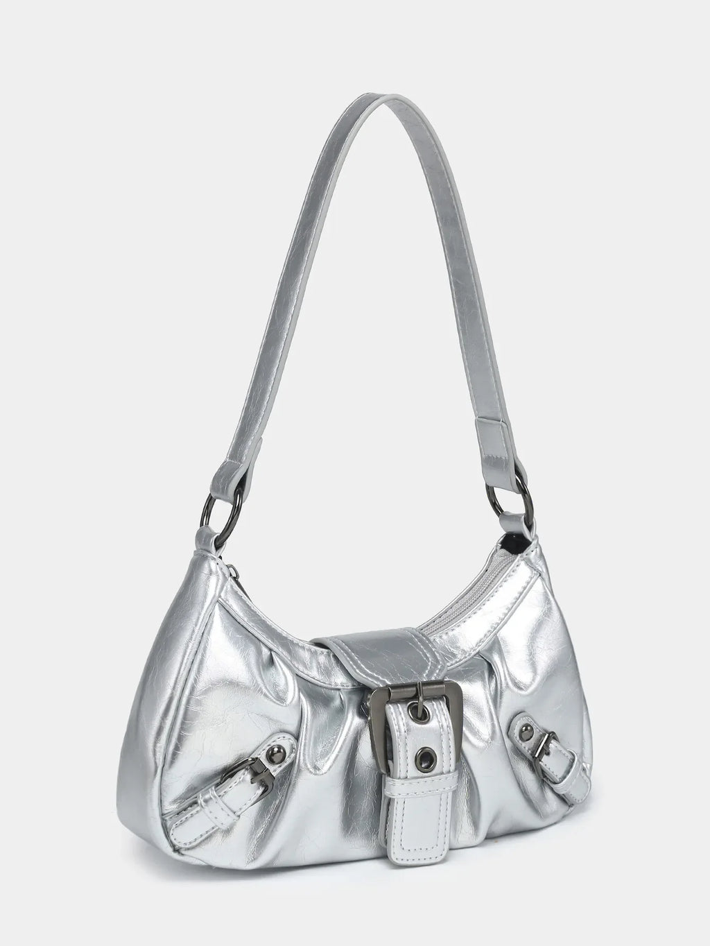 Hot Selling Maillard-Style Retro Small Bag Spicy Girl Y2K Wasteland-style Vintage Leather Shoulder Armpit Bag 2025