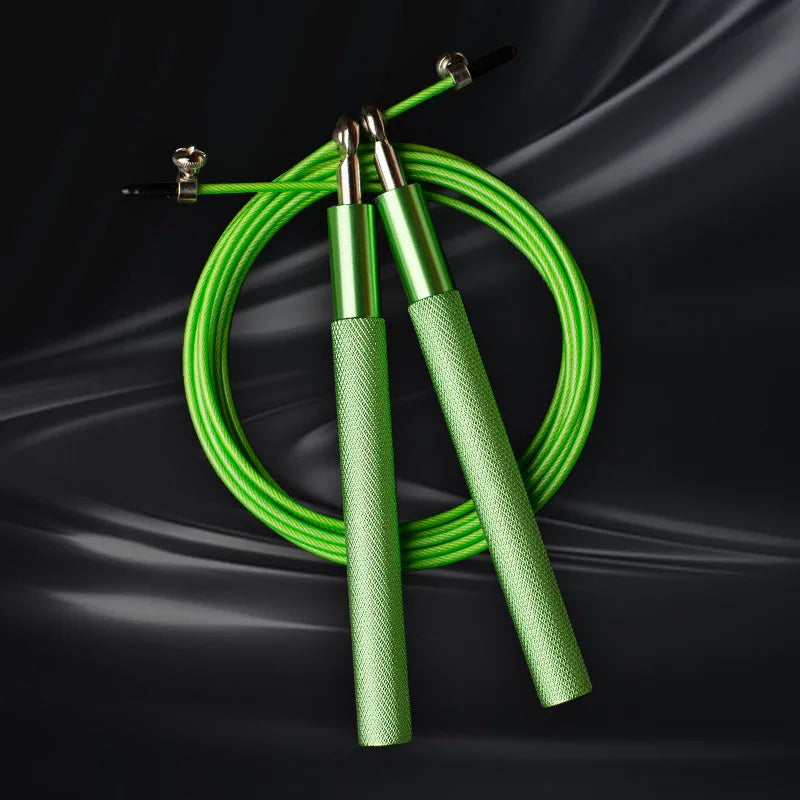 Steel wire skipping rope fitness sports equipment bearings skipping rope middle school students training aluminum alloy