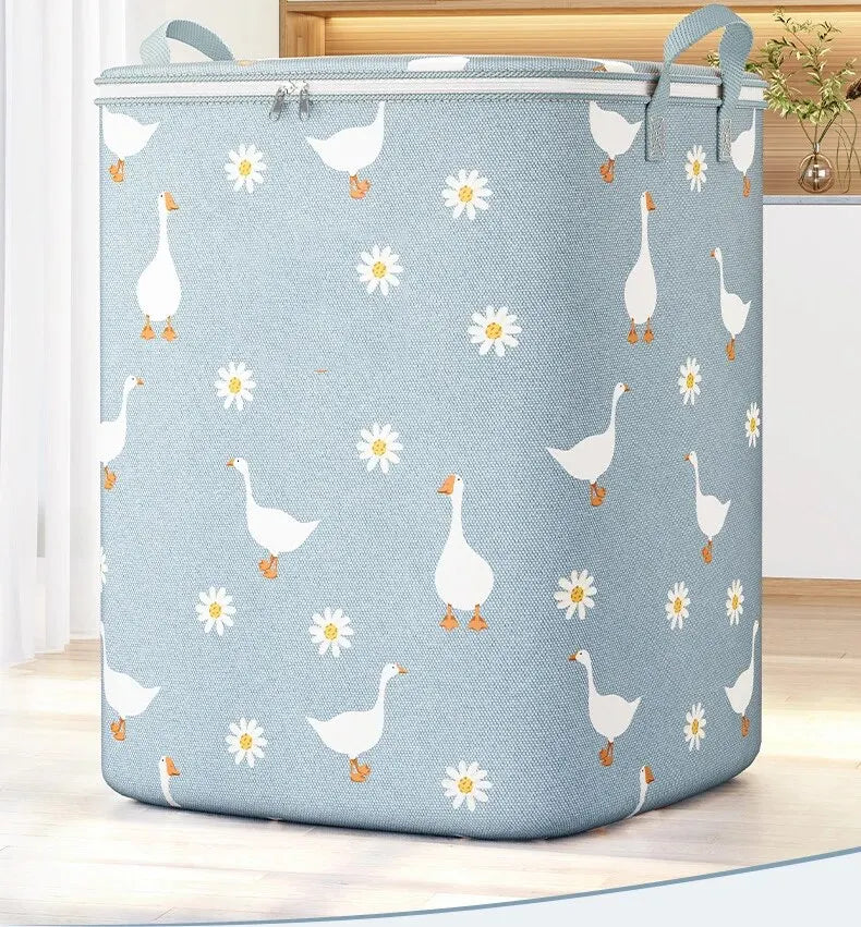 1Pc Pouch Storage Bag Organizer Used To Store Daily Necessities Foldable Waterproof Material High-Capacity