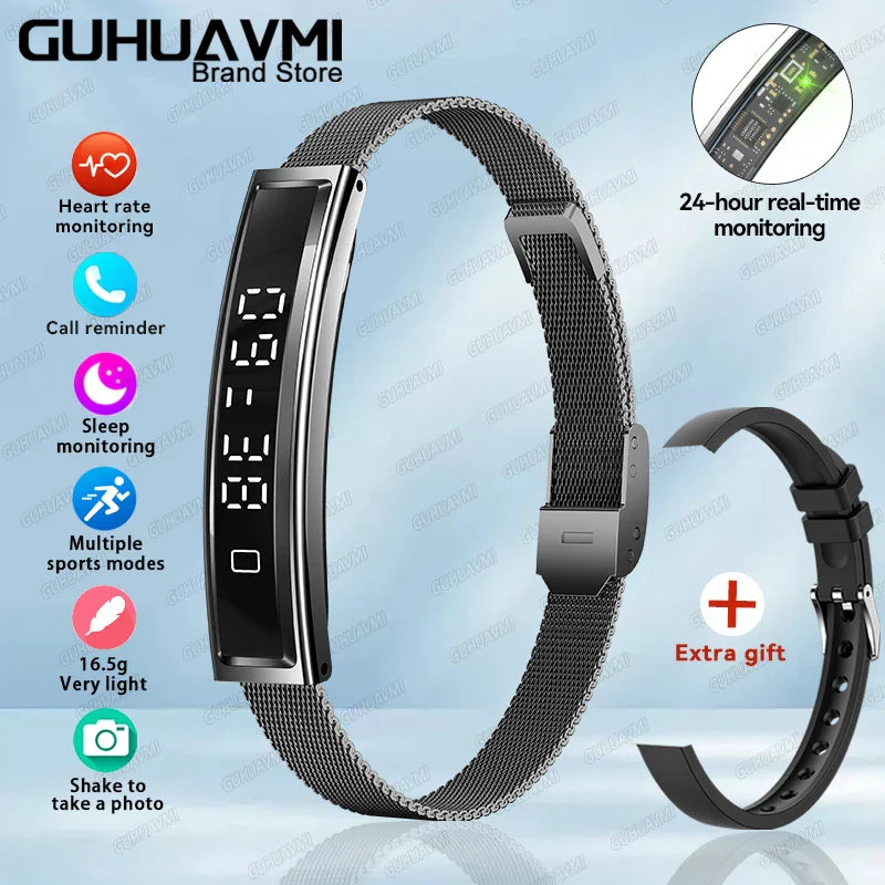Health & Fitness Smart Bracelet with Heart, Sleep & Activity Tracking