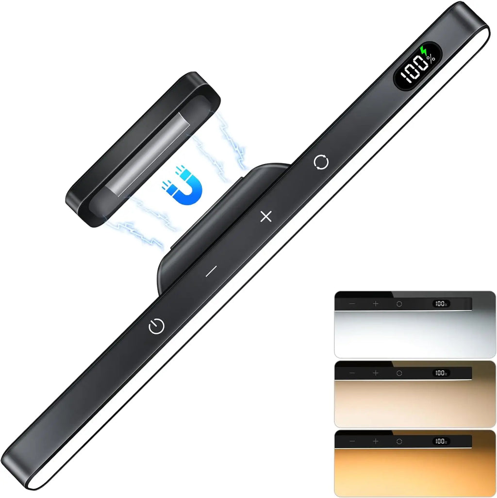 Rechargeable LED Mirror & Cabinet Light Bar – 3 Color, Dimmable, Magnetic, Remote Control