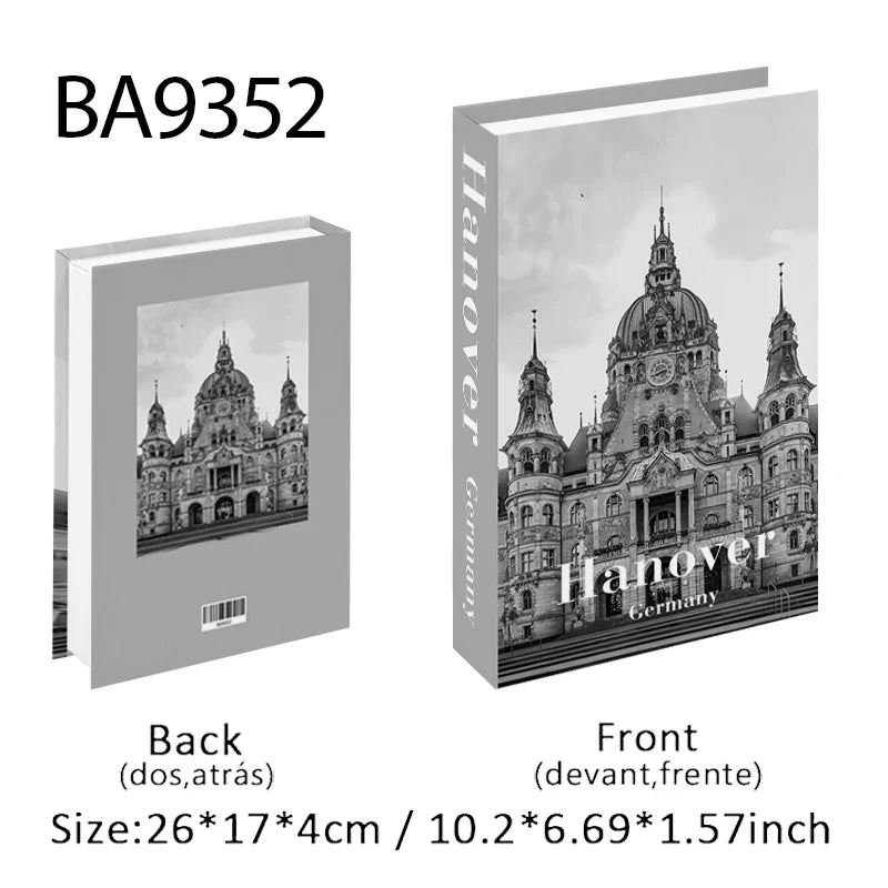 Travel City Decorative Display Books with Hidden Storage – Paris, London, New York, Tokyo & More