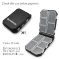 LUREHOLIC Fishing Tackle Boxes for Lure Accessories Storage Snap, Swivel, Jig Head, Hooks, Aji Lure Baits,Tungsten Weights, etc