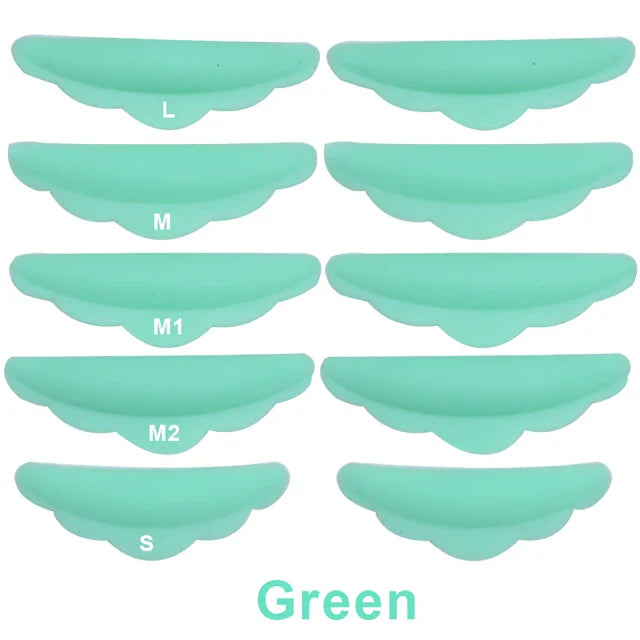 Eyelash Perming Pads Silicone Eyelashes Perm Curler Reusable Lash Lift Shield Pads lash Lifting rods and glue gel