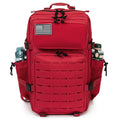 QT&QY 50L Tactical Backpack survival Bag Hunting MOLLE Backpack GYM For Men EDC Outdoor Hiking Rucksack Witch Bottle Holder