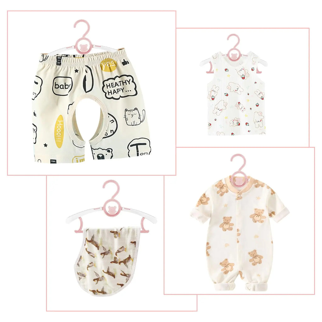 Non-slip Baby Clothes Hanger Adjustable Storage Hangers Plastic Multi-Functional Clothes Hanger, Clothing Store，Family