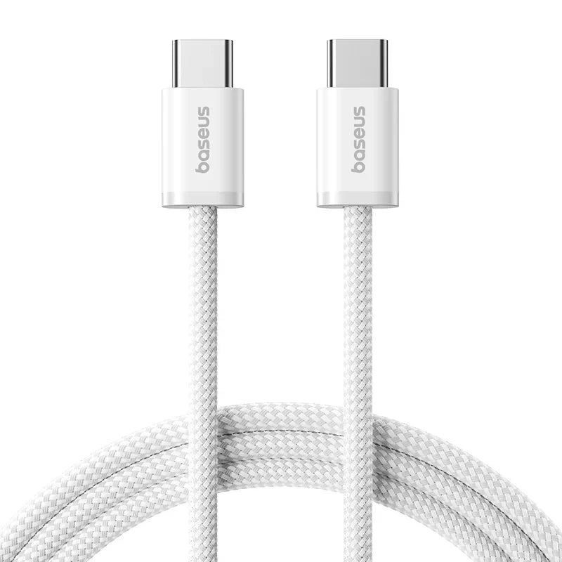 Baseus 100W USB C Cable For iPhone 16 15 Plus Pro Max Type C Cable For Macbook Pro ipad PD Fast Charger Cord Type-C Cable