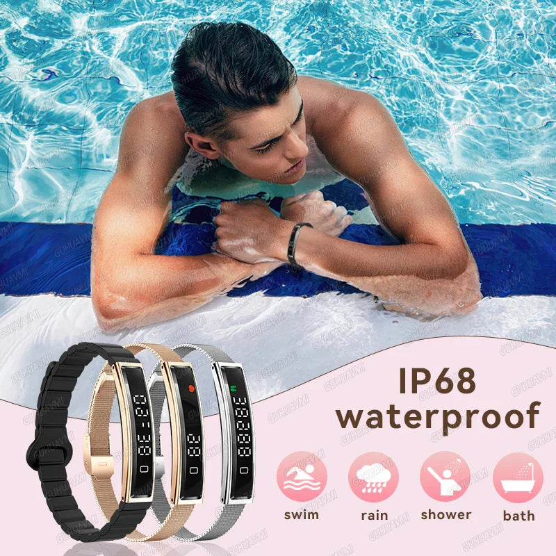 Health & Fitness Smart Bracelet with Heart, Sleep & Activity Tracking