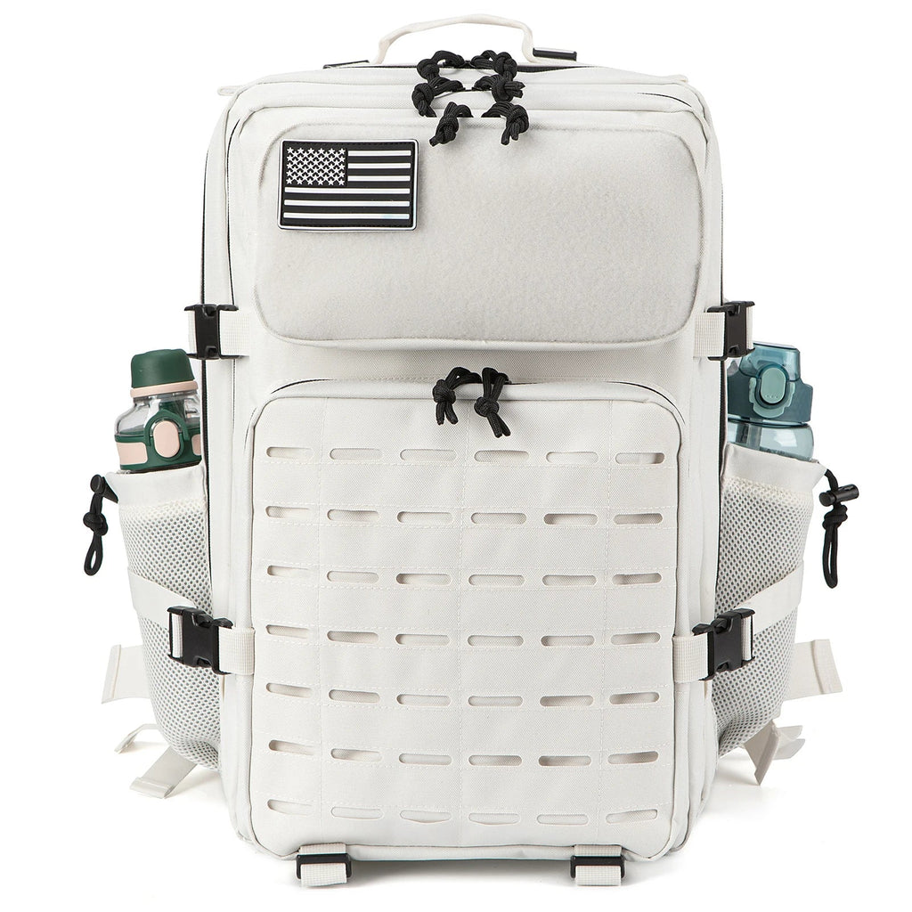 QT&QY 50L Tactical Backpack survival Bag Hunting MOLLE Backpack GYM For Men EDC Outdoor Hiking Rucksack Witch Bottle Holder